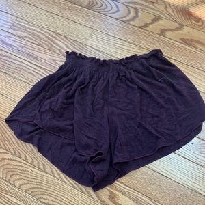 Dark purple brandy Melville shorts